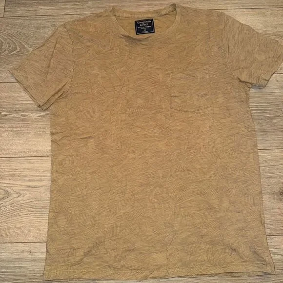 abercrombie & fitch leaf print pocket tshirt - Picture 4 of 8